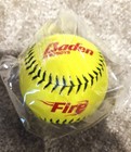 Baden Fire Slowpitch 12  Softballs  2sb550ys-03  Box Of 12  new 