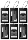 Durable Luggage Tags - Travel Id Bag Tag For Suitcases  Backpacks  Carry-ons  Ea