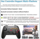 Wireless Bluetooth Game Controller Hd-6500 Switch Pc Mac Steam Dual Motion New