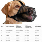 Pet Dog Muzzle Anti-biting Anti-lick Chewing Bark Licking Mouth Cover Mesh Mask