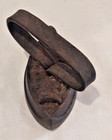 Antique Sensible  6 Sad Iron N r s    Co  Unusual Sideways  Handle Small 4 