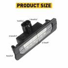 2  New For 2010-2014 Ford Mustang 6000k White Led License Plate Light Error Free