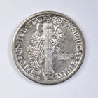 1924-s Mercury Dime   Light Pastel Toned Au About Uncirculated   Inv 2