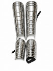 Handmade Medieval Steel Leg Greaves Armor Pair Larp Cosplay Knight Leg Guard Set