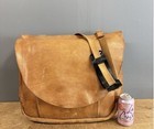 Vintage Bona Allen Inc  Us Leather Mail Bag 1970s Us Mail Postal Worker Mailman