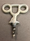 Pair Of Antique Heavy Duty Cast Iron Theater Stage Screw Wire Guide For Props  e