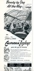 1950 California Zephyr Vintage Magazine Print Ad Vista Dome Train Railroad