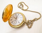 Valgine Swiss Character Back 17 Jewels Hand Wind Pocket Watch Running