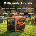 4500w Portable Inverter Generator  gas Powered Generators Quiet For Camping   Rv
