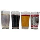 Mcm Bar Glasses Kentucky Derby Collector Set Of 4 Racing Barware 5 25 