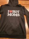 I Heart Hot Moms Black Wonder Nation Hoodie Youth Size Xxl 18 Pre-owned