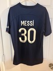 2022-23 Psg Home Jersey  30 Lionel Messi Paris Saint-germain League Kit Xxl