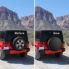  Pvc Thickening Leather Spare Tire Wheel Cover 16inch For Tire Diameter 30 -32 