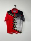 Vintage 90 s Descente Cycling Jersey Cycle Racing Shirt  Trikot Mens Red Sz M