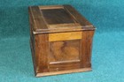 Antique Singer Treadle Sewing Machine Oak Bonnet Cover Top Coffin 12 New Family