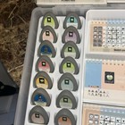 14 Cricut Cartridges W bks   Overlays 2 W  No Bks 1 Addtional Bk art Bin Storage