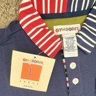 Gymboree Boys 2-piece Outfit Set Polo Shirt   Shorts Blue Red White Striped Nwt