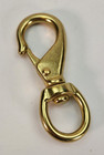 Vintage 3 4  X 3-1 2  Solid Brass Swivel Bolt Snap Leaches Flag Pole Farm Rv Nos