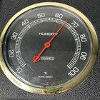 Springfield Vintage Weather Station Thermometer Barometer Hygrometer Usa W key