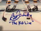 St  Louis Blues Bernie Federko  24 Signed W  The Kid Line Inscr Custom 8x10 Coa