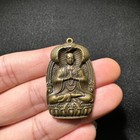  Antique Tibetan Buddhist Copper Talisman Buddha Figurine