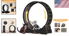 Large Cat Exercise Wheel Treadmill Black 46-inch Indoor Exercise For Cats