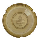 Vintage Authentic Tropicana Hotel Las Vegas Amber Glass Ashtray 3 Cigarette Rest