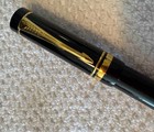 Vintage Parker Duofold Rollerball Pen-black gold-flat Top Old Version - No Box