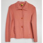 Talbots Xs Merino Wool Knit Button Cardigan Sweater Blazer Jacket Grandma Preppy