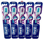 Oral-b Dual Action Vivid Whitening Medium Toothbrush  Various Color - Pack Of 5