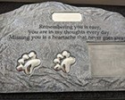 New- Just Fur Them Pet Memorial Urns For Dog  Cat Ashes With Photo picture Frame