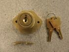 Esp Ulrwl875ka 7 8 Wood Desk Drawer Lock Keyed Alike Es201 Brass Finish
