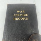 Original Ww2 U s  Army Good Conduct Medal W ribbon   War Service Record Booklet