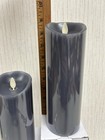 New Luminara Real Flame Effect Candles Grey