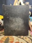 Vintage Russian Metal Relief Art Plaque With Chain Hangers Church Tower Marked