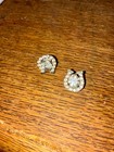 Vintage Rare Horseshoe Rhinestone Cuff Links