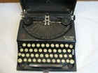 Antique 1924 Remington Portable Typewriter W case 