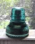 Vintage Hemingray No 40 Aqua Blue green Made In Usa Glass Insulator 