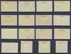 B d  1906 Bosnia   Herzegovina Scott 30h-45h Perf 6 5 Set Mh
