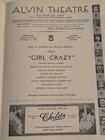 1930 Girl Crazy Playbill Ethel Merman Broadway Debut Ginger Rogers Gershwin Vtg