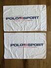 Vintage Polo Sport Ralph Lauren Usa 1996 Pillowcase Lot Of 2 Americana Preppy