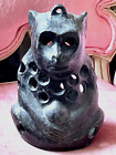 Rare 60s Cast Iron  Japanese Hanging Lantern Missing Ring