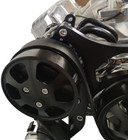 Small Block Chevy 283 350 400 Serpentine Kit Front Drive System Black Gm Sbc Swp