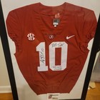 Aj Mccarron Signed Alabama Bengals Game Team Issued Championship Jersey Proofcoa