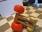 Vintage Fisher Price No  629 Tractor With Woobly Farmer   Great Shape   Works