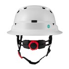 Lift Safety Radix Type 2 Full Brim Hard Hat  Vented  White