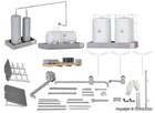 Kibri 36690 Z 1 220 - Kit Of Deco Set Industrial Accessories