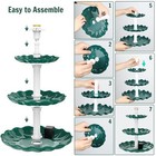 3 Tiered Bird Bath With 3 5w Solar Pump Solar Fountain Water Pump For Garden
