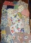 Antique Feedsack Pieces  2   4  - 8   10  27    Florals  Novelty  Check  Pokadot 