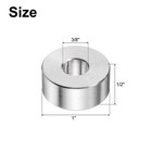 5pcs Stainless Steel Spacer 3 8  Bore X 1  Od X 1 2  Length